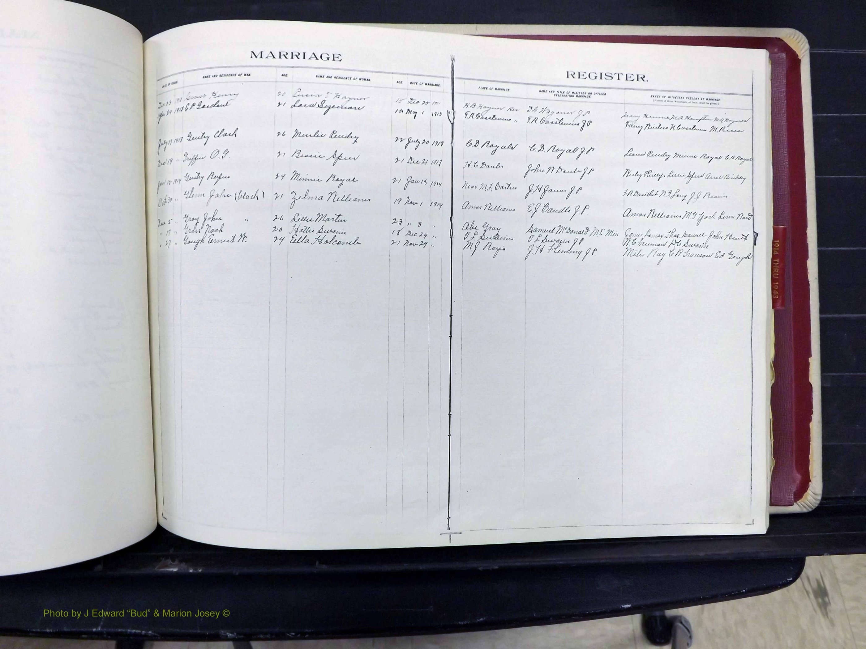 Yadkin Co, NC, Marriages 1901-1943 (123).JPG