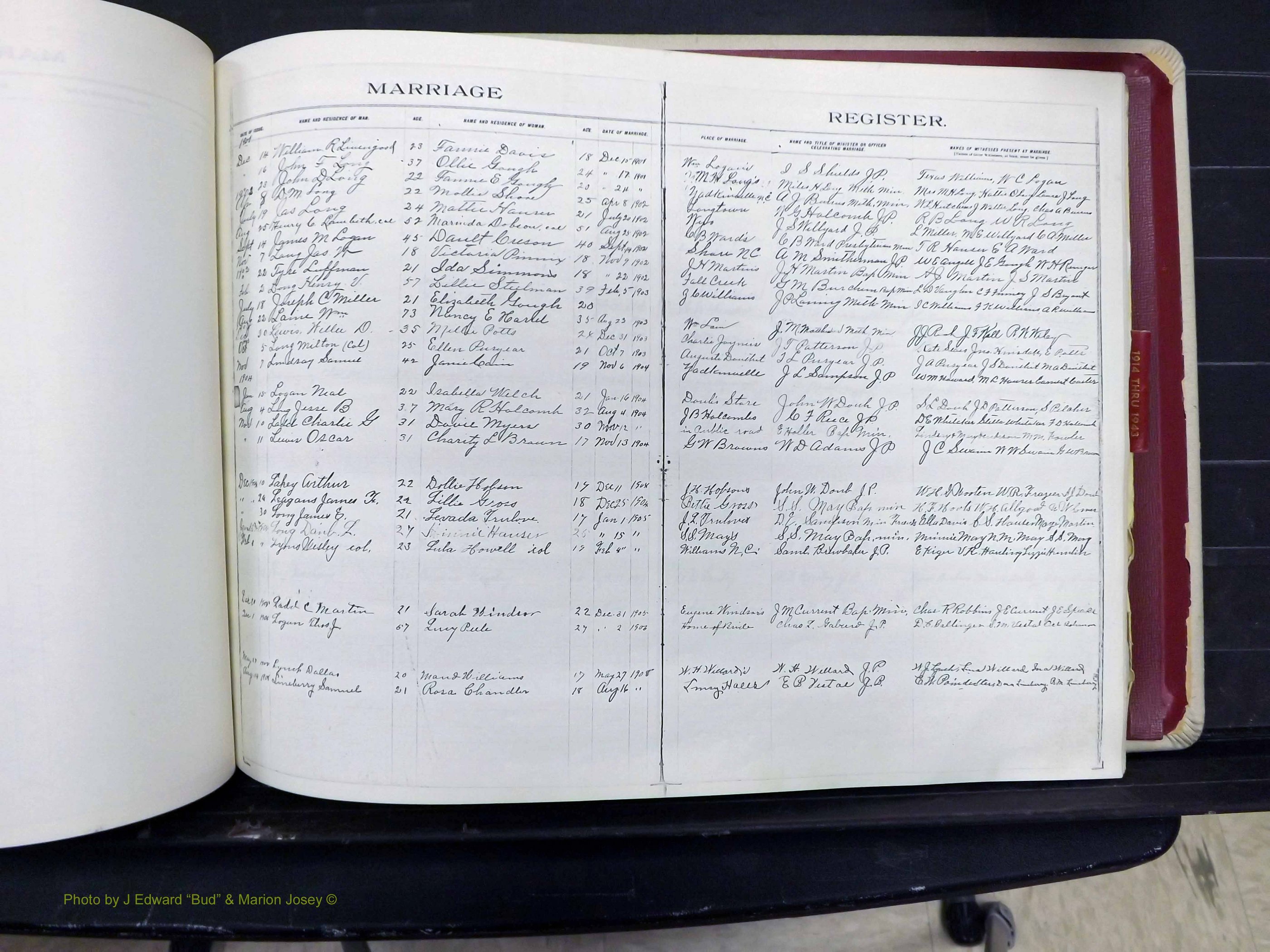 Yadkin Co, NC, Marriages 1901-1943 (138).JPG