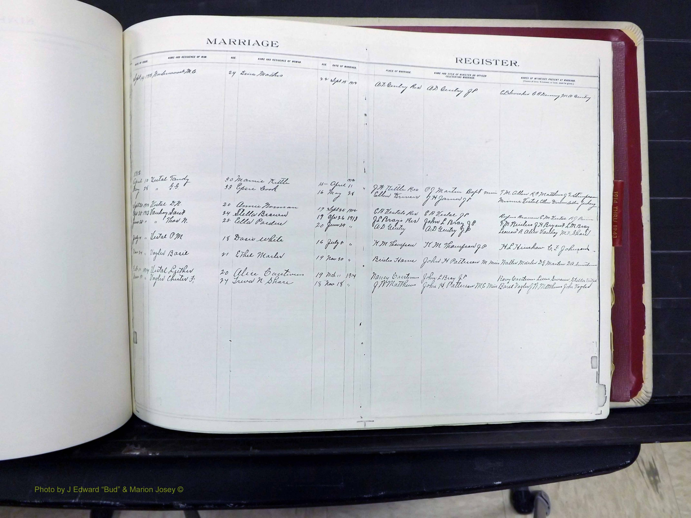 Yadkin Co, NC, Marriages 1901-1943 (164).JPG