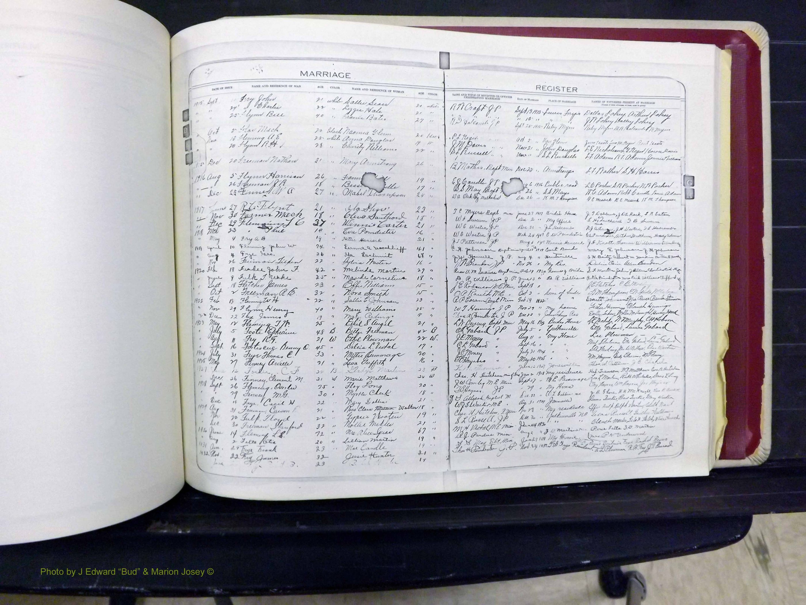 Yadkin Co, NC, Marriages 1901-1943 (197).JPG