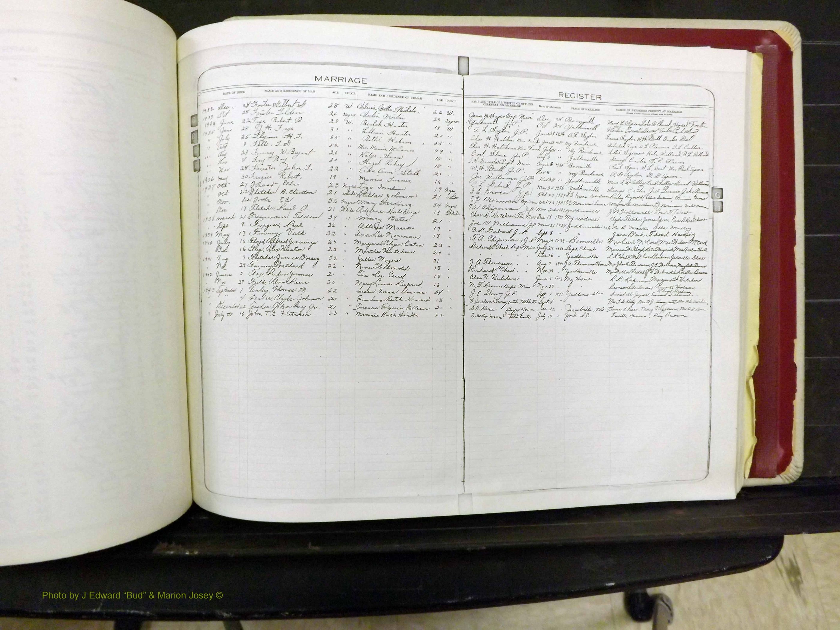 Yadkin Co, NC, Marriages 1901-1943 (198).JPG
