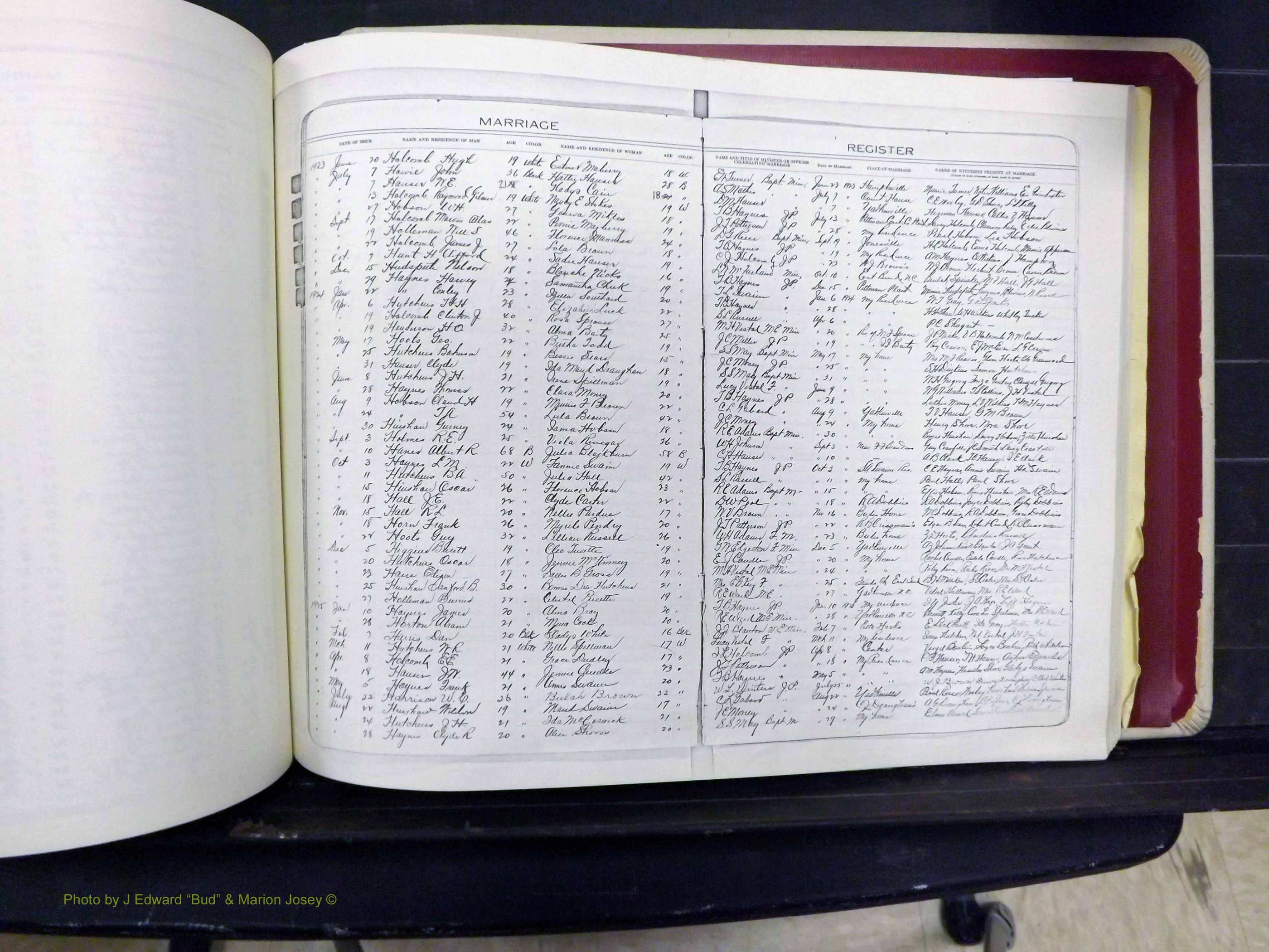 Yadkin Co, NC, Marriages 1901-1943 (206).JPG