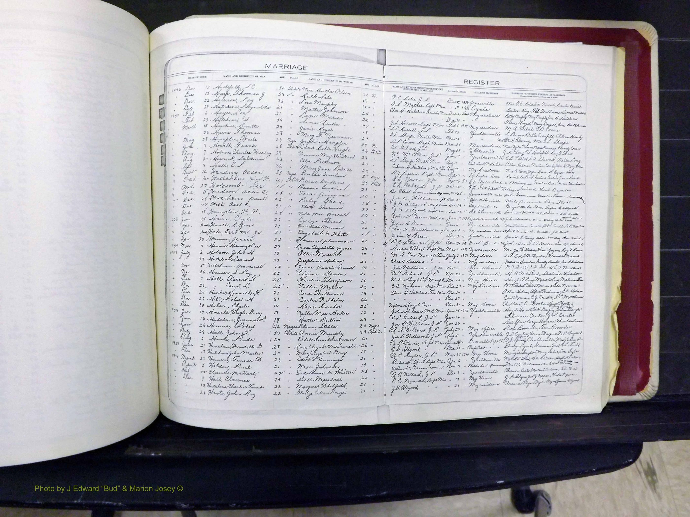 Yadkin Co, NC, Marriages 1901-1943 (210).JPG