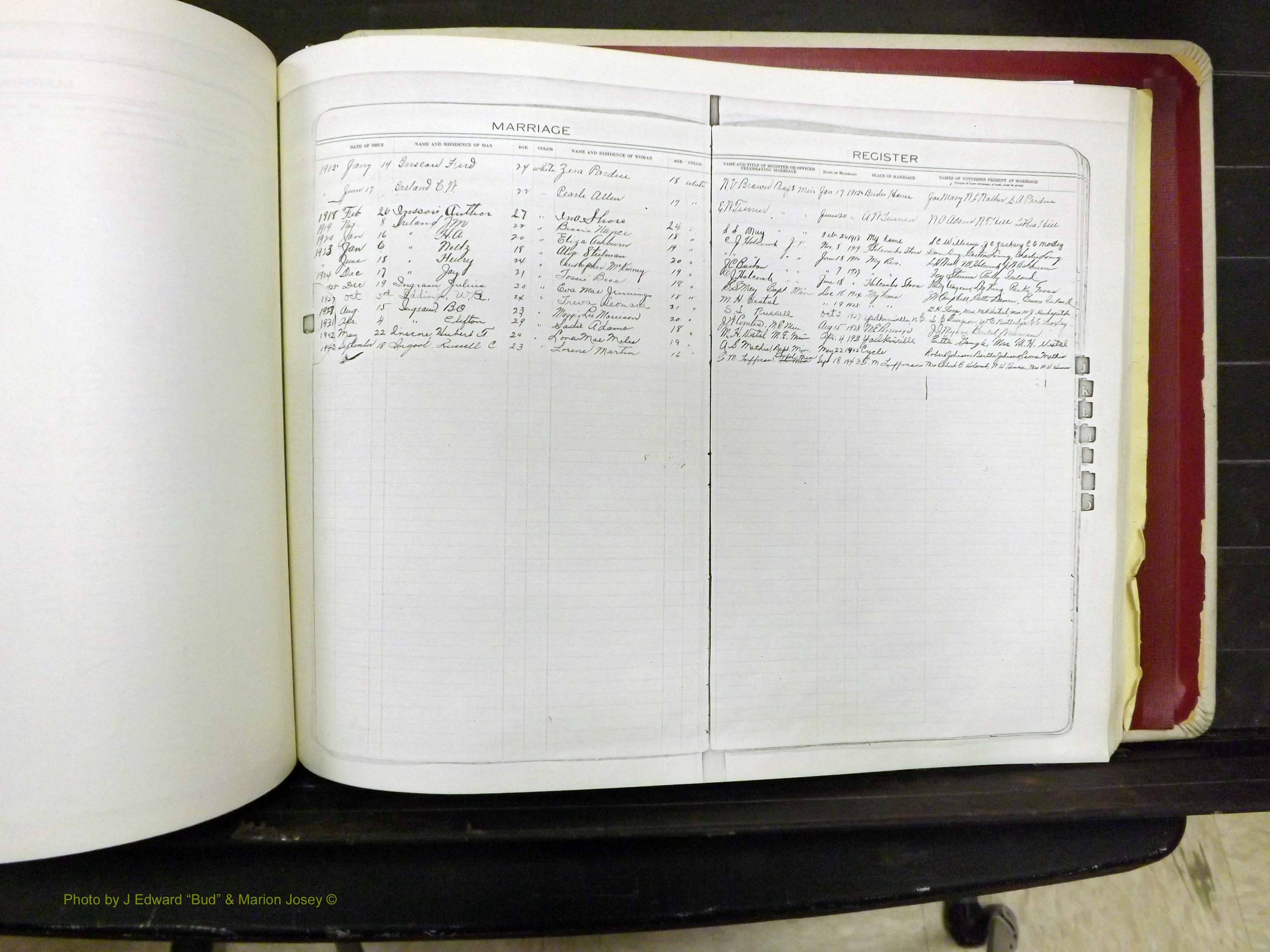 Yadkin Co, NC, Marriages 1901-1943 (213).JPG