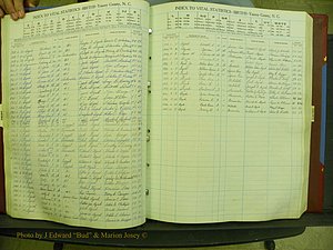 Yancey Births, 1940-1994, Index B, 24.JPG