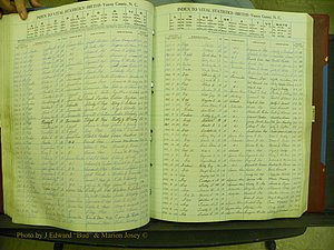 Yancey Births, 1940-1994, Index F, 61.JPG
