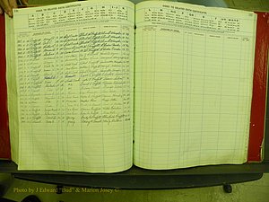 Yancey Co, NC  Delayed Births,  Index P, 122.JPG