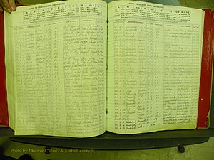 Yancey Co, NC  Delayed Births,  Index P, 124.JPG