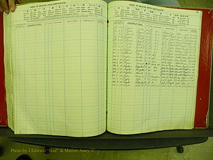Yancey Co, NC  Delayed Births,  Index T, 145.JPG
